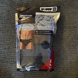 Reebok Men's Low-Rise Performance Briefs